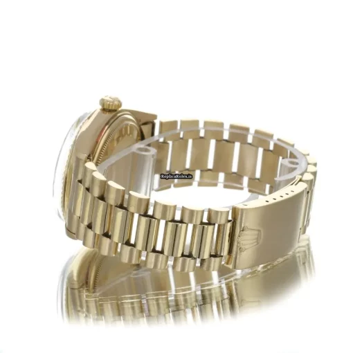 Great Replicas Rolex Day-date 36 1803 Caliber 1556 Automatic Movement 36mm Yellow Gold Case Mens/unisex Watch - Image 11