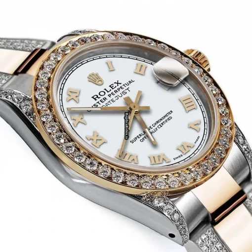 Unique Copy Rolex Lady-datejust 69173 Automatic Movement 26mm Gold/steel Case Womens Watch - Image 3