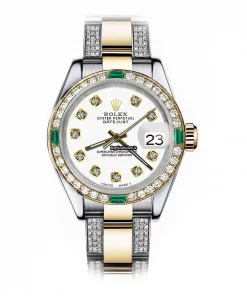 Wonderful Imitation Rolex Lady-datejust 69173 Automatic Movement 26mm Gold/steel Case Womens Watch