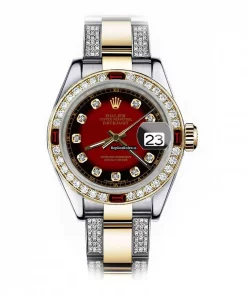 Awesome Replica Rolex Lady-datejust 69173 Automatic Movement 26mm Gold/steel Case Womens Watch