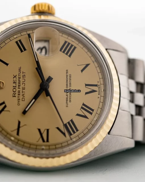 Fine Replica Rolex Datejust Caliber 1570 Automatic Movement 36x44mm Steel Case Mens/unisex Watch - Image 3