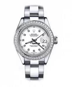 1:1 Replica Rolex Oyster Perpetual Lady Date 69160 Automatic Movement 26mm Steel Case Womens Watch
