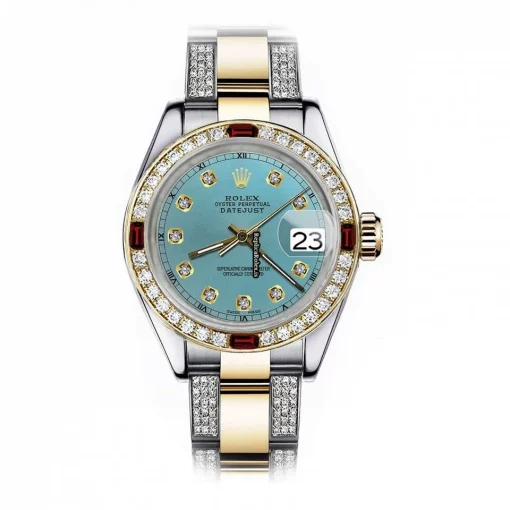 Excellent Copy Rolex Lady-datejust 68273 Automatic Movement 31mm Gold/steel Case Womens Watch