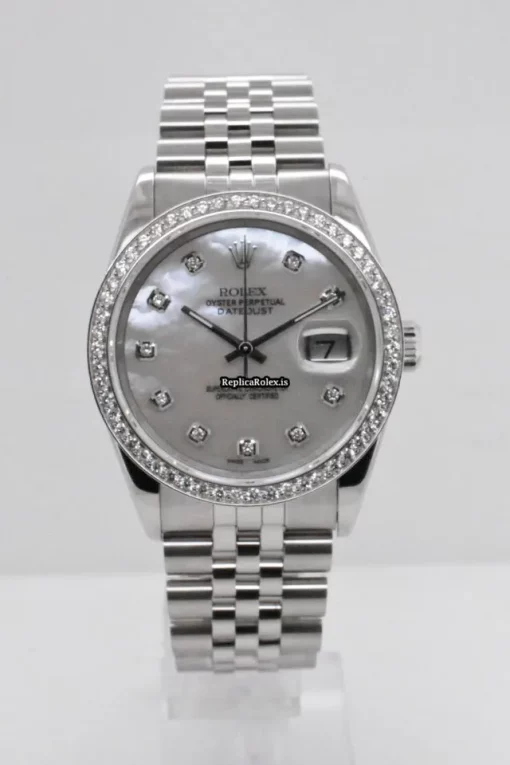 Luxury Fake Rolex Datejust 16220 Automatic Movement 36mm Steel Case Mens/unisex Watch