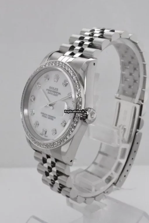 Luxury Fake Rolex Datejust 16220 Automatic Movement 36mm Steel Case Mens/unisex Watch - Image 2