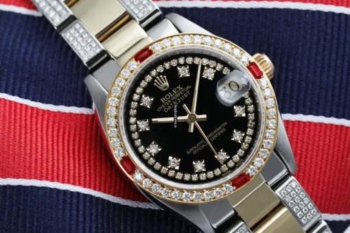 Affordable Replica Rolex Lady-datejust 68273 Automatic Movement 31mm Gold/steel Case Womens Watch