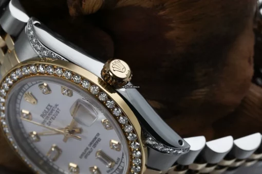 Quality Knockoff Rolex Lady-datejust 68273 Automatic Movement 31mm Gold/steel Case Womens Watch - Image 2