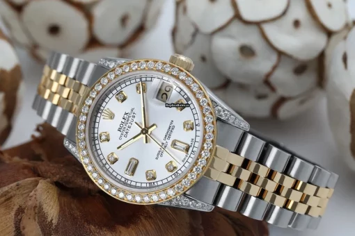 Quality Knockoff Rolex Lady-datejust 68273 Automatic Movement 31mm Gold/steel Case Womens Watch - Image 4