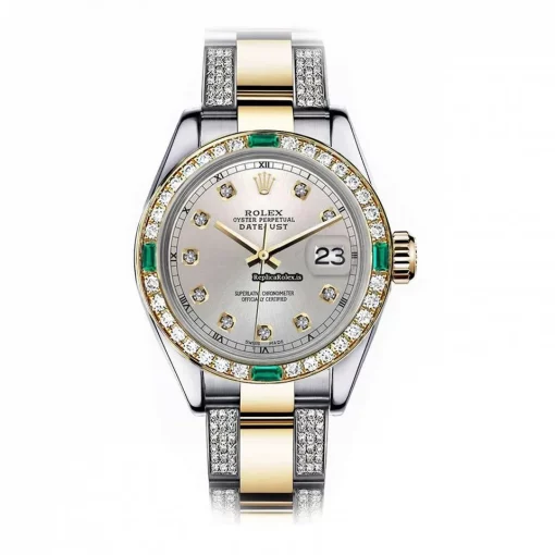 Fine Replica Rolex Datejust 16013 Automatic Movement 36mm Gold/steel Case Mens/unisex Watch