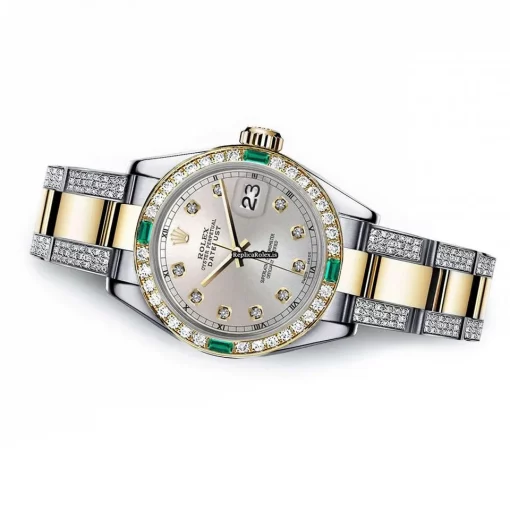 Fine Replica Rolex Datejust 16013 Automatic Movement 36mm Gold/steel Case Mens/unisex Watch - Image 2