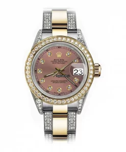Durable Replica Rolex Lady-datejust 69173 Automatic Movement 26mm Gold/steel Case Womens Watch