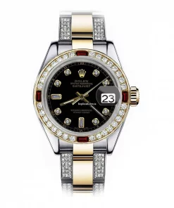 Cool Imitation Rolex Lady-datejust 68273 Automatic Movement 31mm Gold/steel Case Womens Watch