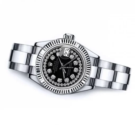 Fantastic Fakes Rolex Lady-datejust 69173 Automatic Movement 31mm Steel Case Womens Watch - Image 2