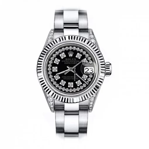Marvellous Replica Rolex Oyster Perpetual Lady Date 69160 Automatic Movement 26mm Steel Case Womens Watch