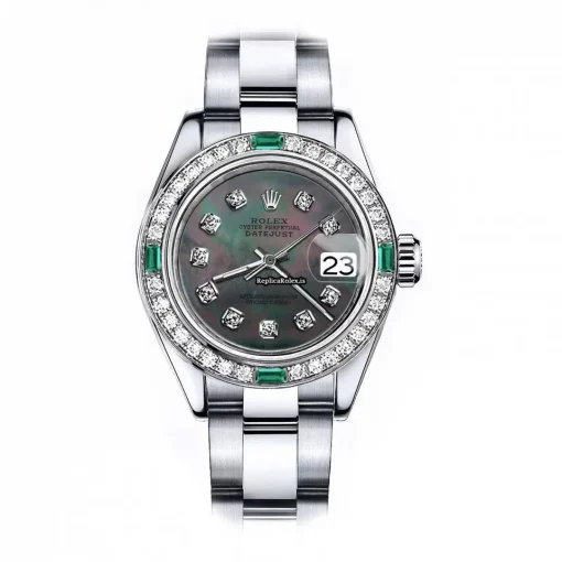 Offering Replica Rolex Oyster Perpetual Lady Date 69160 Automatic Movement 26mm Steel Case Womens Watch