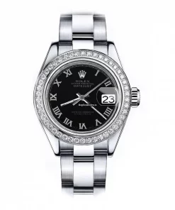 Excellent Replica Rolex Oyster Perpetual Lady Date 69160 Automatic Movement 26mm Steel Case Womens Watch
