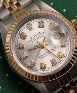 Excellent Replica Rolex Lady-datejust 69173 Automatic Movement 26mm Gold/steel Case Womens Watch