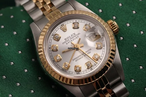 Excellent Replica Rolex Lady-datejust 69173 Automatic Movement 26mm Gold/steel Case Womens Watch