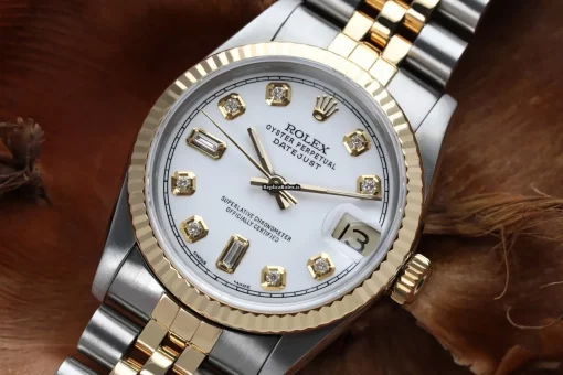 Luxury Replica Rolex Lady-datejust 68273 Automatic Movement 31mm Gold/steel Case Womens Watch