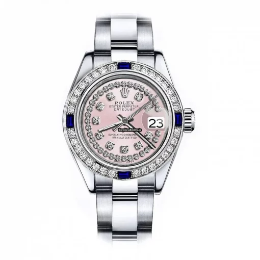 Wholesale Clone Rolex Oyster Perpetual Lady Date 69160 Automatic Movement 26mm Steel Case Womens Watch