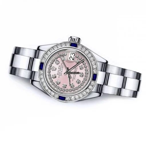 Wholesale Clone Rolex Oyster Perpetual Lady Date 69160 Automatic Movement 26mm Steel Case Womens Watch - Image 2