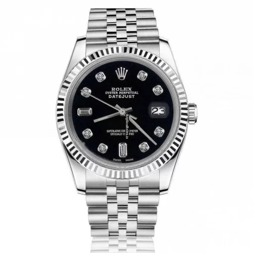 Ideal Replica Rolex Oyster Perpetual Lady Date 69160 Automatic Movement 26mm Steel Case Womens Watch