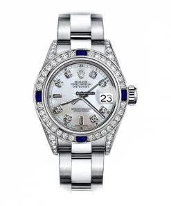 Amazing Replica Rolex Oyster Perpetual Lady Date 69160 Automatic Movement 26mm Steel Case Womens Watch
