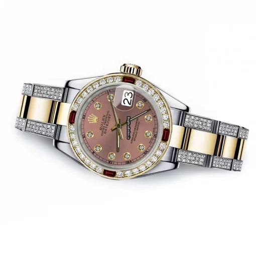 Wholesale Imitation Rolex Lady-datejust 68273 Automatic Movement 31mm Gold/steel Case Womens Watch - Image 2