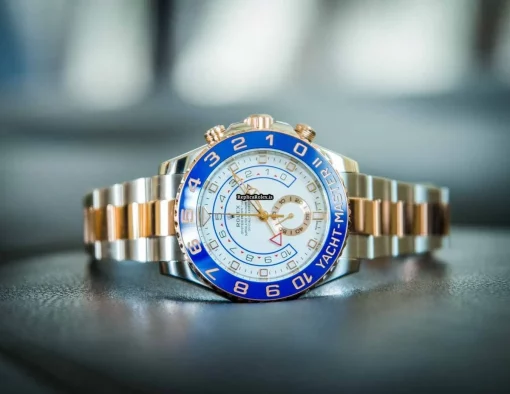 Reliable Replica Rolex Yacht-master II 116681-0002 Caliber 4161 Automatic Movement 44mm Gold/steel Case Mens/unisex Watch - Image 2