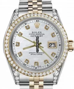 Fantastic Replica Rolex Lady-datejust 69173 Automatic Movement 26mm Gold/steel Case Womens Watch