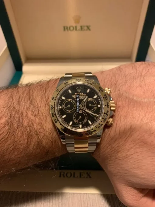 Best Fake Rolex Daytona 116503 Caliber 4130 Automatic Movement 40mm Gold/steel Case Mens/unisex Watch
