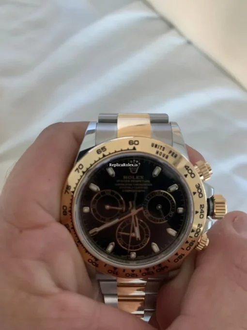 Best Fake Rolex Daytona 116503 Caliber 4130 Automatic Movement 40mm Gold/steel Case Mens/unisex Watch - Image 12