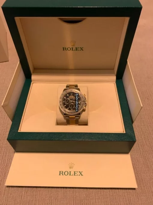 Best Fake Rolex Daytona 116503 Caliber 4130 Automatic Movement 40mm Gold/steel Case Mens/unisex Watch - Image 6