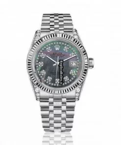 Luxury Fake Rolex Lady-datejust 68274 Automatic Movement 31mm Steel Case Womens Watch