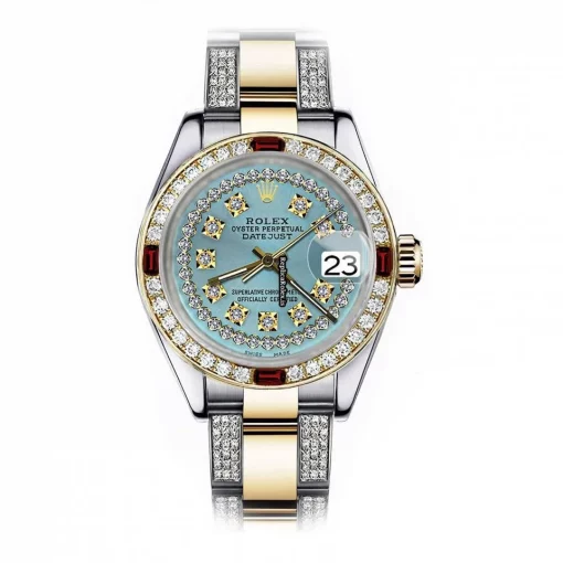 Trustworthy Replica Rolex Lady-datejust 69173 Automatic Movement 26mm Gold/steel Case Womens Watch