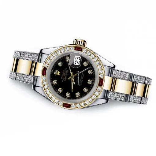 Exquisite Replica Rolex Datejust 16013 Automatic Movement 36mm Gold/steel Case Mens/unisex Watch - Image 2