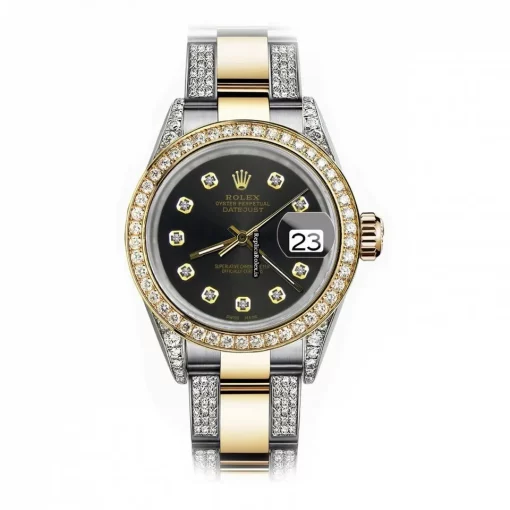 Recommend Replica Rolex Lady-datejust 69173 Automatic Movement 26mm Gold/steel Case Womens Watch