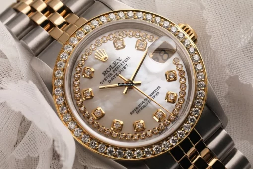 Wholesale Replica Rolex Lady-datejust 68273 Automatic Movement 31mm Gold/steel Case Womens Watch