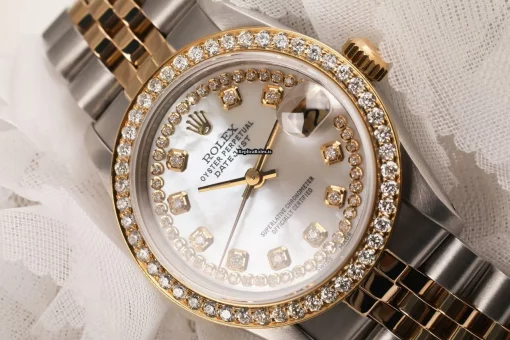Wholesale Replica Rolex Lady-datejust 68273 Automatic Movement 31mm Gold/steel Case Womens Watch - Image 3