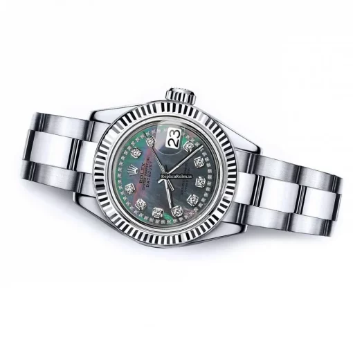 Pleasing Replica Rolex Lady-datejust 69173 Automatic Movement 31mm Steel Case Womens Watch - Image 2