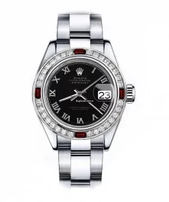 Popular Fake Rolex Oyster Perpetual Lady Date 69160 Automatic Movement 26mm Steel Case Womens Watch