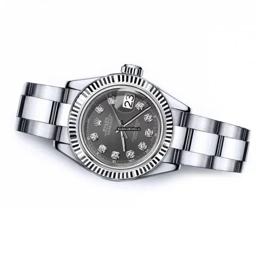 Neat Replica Rolex Lady-datejust 69173 Automatic Movement 31mm Steel Case Womens Watch - Image 2