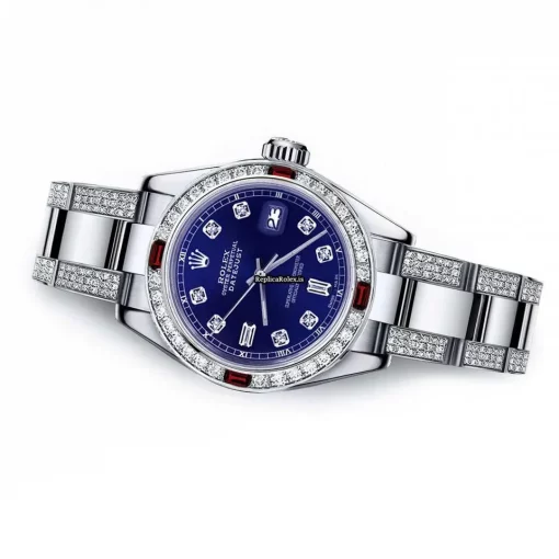 Lovely Fake Rolex Lady-datejust 68274 Automatic Movement 31mm Steel Case Womens Watch - Image 2