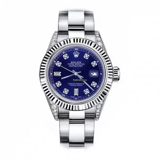 Quality Imitation Rolex Oyster Perpetual Lady Date 69160 Automatic Movement 26mm Steel Case Womens Watch