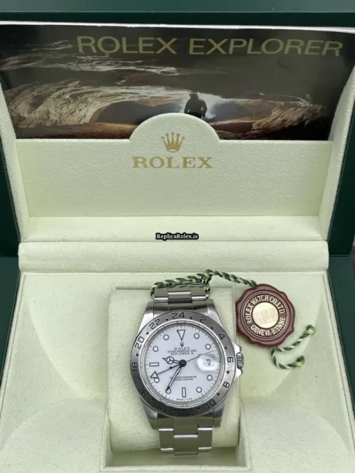 Epic Replica Rolex Explorer II 16570 Caliber 3185 Automatic Movement 40mm Steel Case Mens/unisex Watch