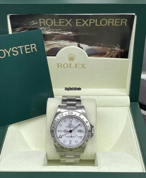 Epic Replica Rolex Explorer II 16570 Caliber 3185 Automatic Movement 40mm Steel Case Mens/unisex Watch - Image 2