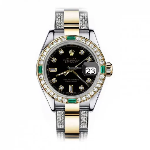 Aaa Replica Rolex Lady-datejust 68273 Automatic Movement 31mm Gold/steel Case Womens Watch