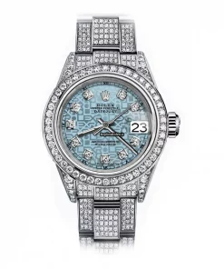 Appealing Copies Rolex Oyster Perpetual Lady Date 69160 Automatic Movement 26mm Steel Case Womens Watch