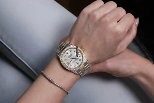 Defect Replica Rolex Datejust 16013 Automatic Movement 36mm Gold/steel Case Mens/unisex Watch - Image 8