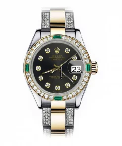 Discount Replica Rolex Lady-datejust 69173 Automatic Movement 26mm Gold/steel Case Womens Watch